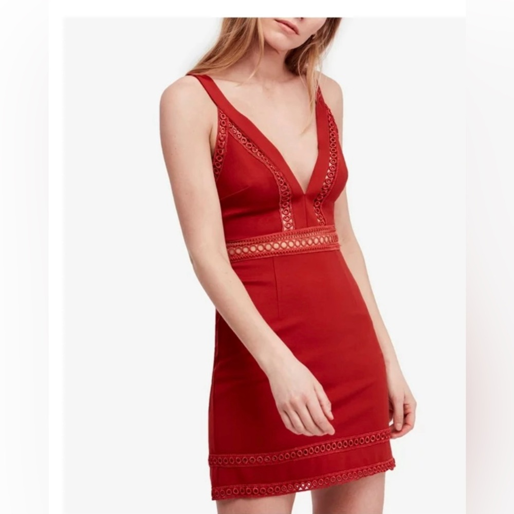 Free People Chilli Flake‎ Bodycon mini dress size 0